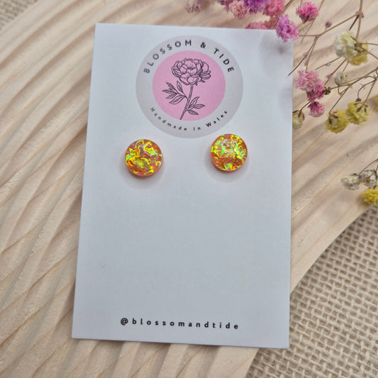Branded jewellery card, handmade earrings, Welsh jewellery gift