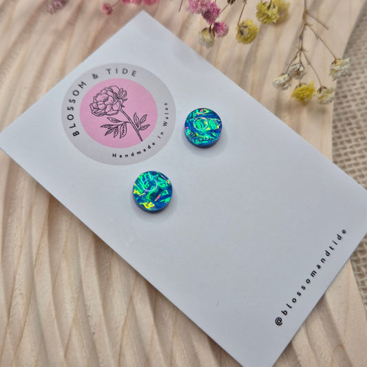 Branded jewellery card, handmade earrings, Welsh jewellery gift