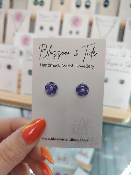 Small Forget-me-not Studs