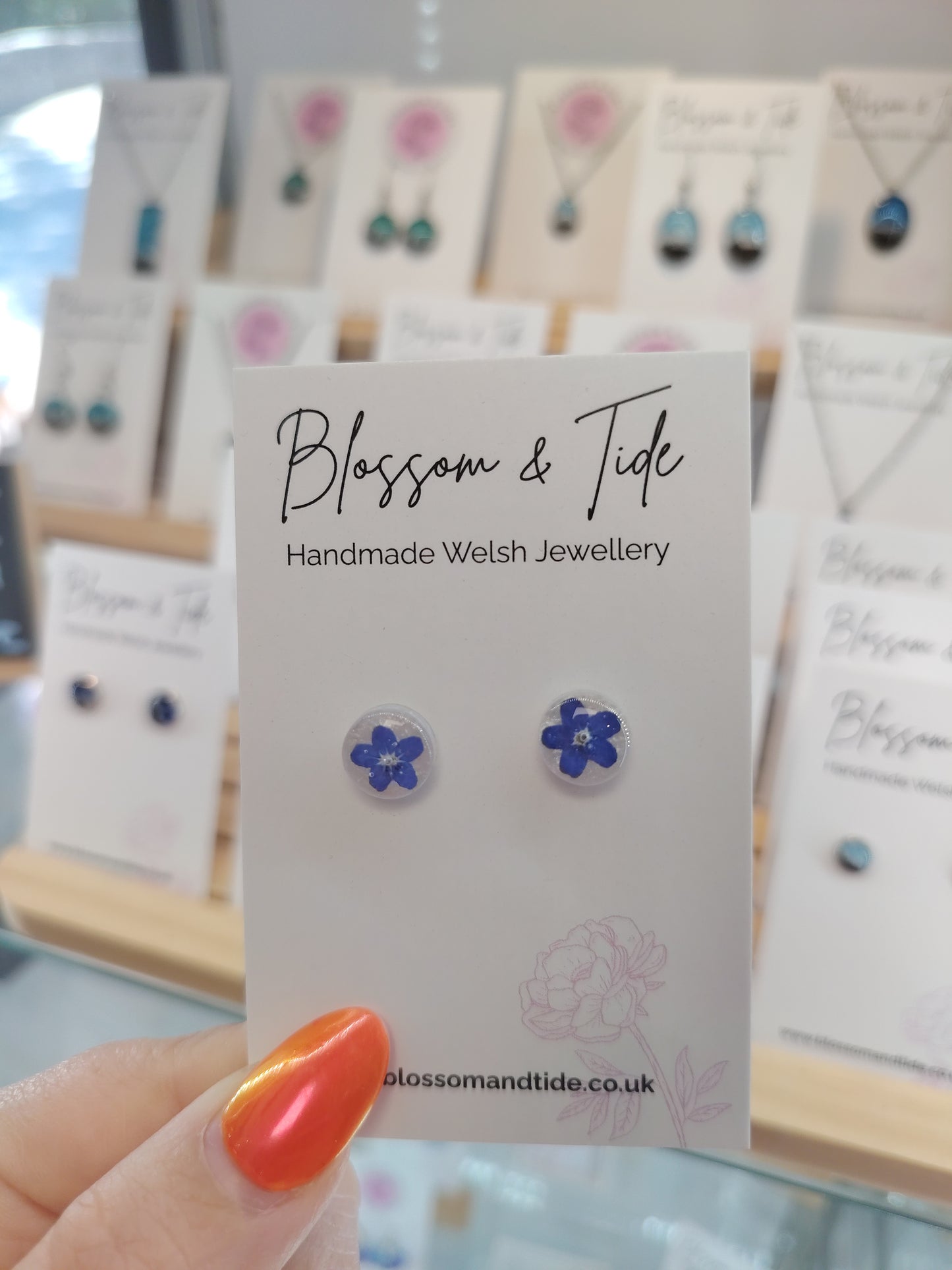 Small Forget-me-not Studs
